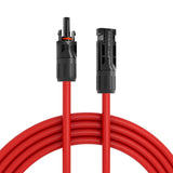 hb-digital Solarkabel Verlängerungskabel MC4-Kompatibel 6mm² 8 AWG Rot/Schwarz