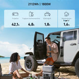Anker SOLIX C1000 PowerStation+1x Zusatzakku BP1000 | 2112 Wh 1800 W