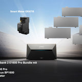 Anker SOLIX Solarbank 2 E1600 Pro + Smart Meter + BP1600 Zusatzakku