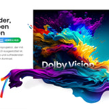 Hisense C1 Laser Projektor Bundle (C1 Smart Mini Projektor + Ultrakurzdistanz-Leinwand DLT100-B1 100 Zoll)