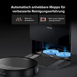 Roborock Saros 10R Saugroboter mit Dual Anti-Tangle System und Dock schwarz