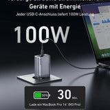 Anker Prime 100W USB-C Ladegerät, 3 Ports, Klappbar