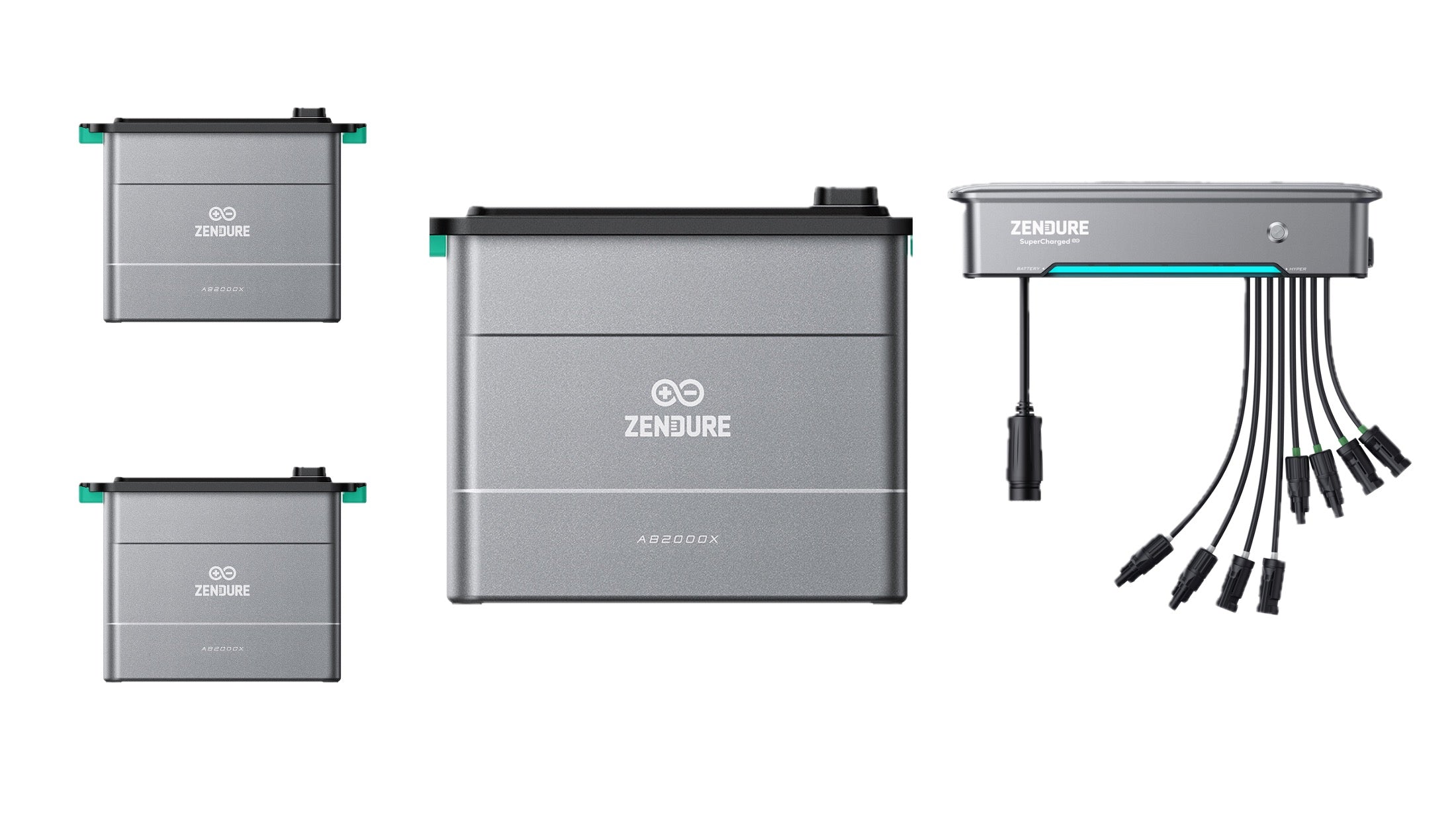 Zendure SolarFlow Bundle Hybrid Inverter Hyper 2000 + Zusatzbatterie AB2000X