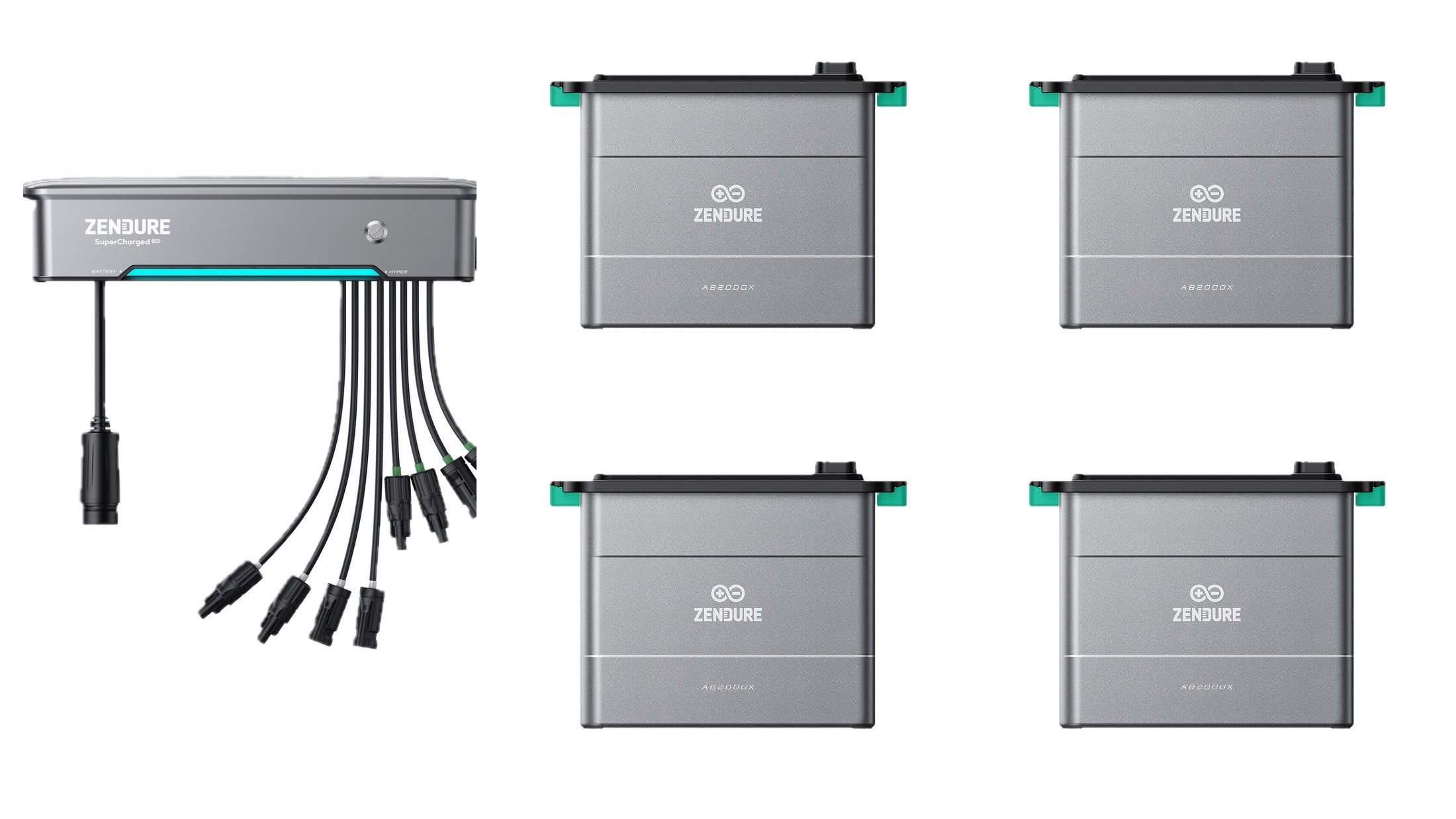 Zendure SolarFlow Bundle Hybrid Inverter Hyper 2000 + Zusatzbatterie AB2000X